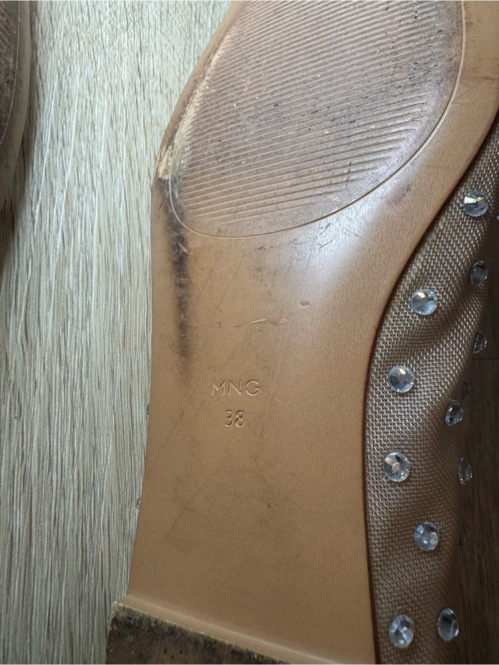 Mango Women's Rhinestone Ballerinas - Picture 7 of 7